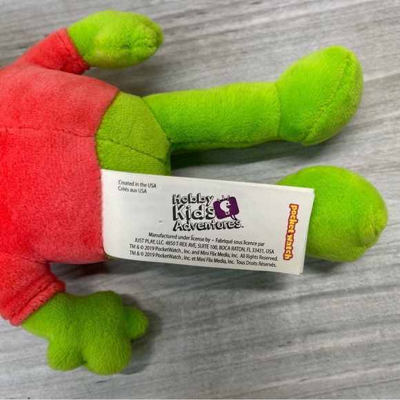 Hobby Kids Adventures HobbyFrog Green Frog 9” Soft Stuffed Plush Toy Animal - Picture 4 of 5